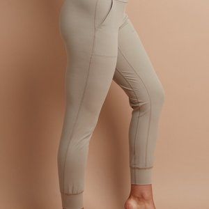 Women's Tan Track Pants